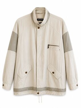 Vintage Pierre Cardin Light Taupe Windbreaker Jacket – Size XL EUC